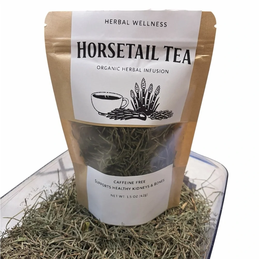 Organic Equisetum arvense Horsetail Tea | Loose Leaf Herbal Tea | Caffeine Free